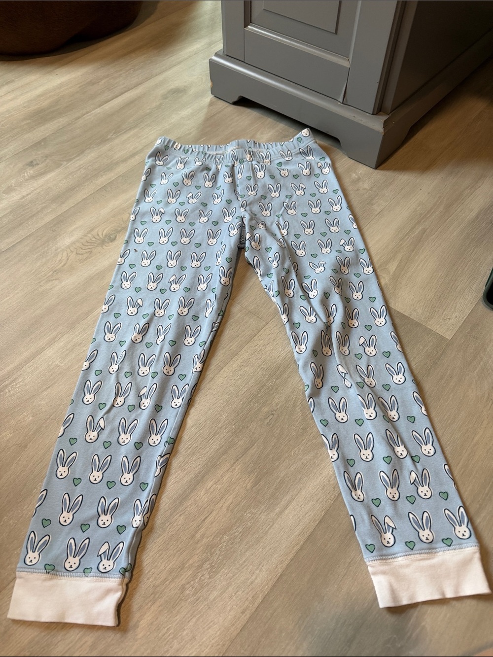 Roller Rabbit Light Blue Bunny Pajama Set size 12 - Picture 3 of 4